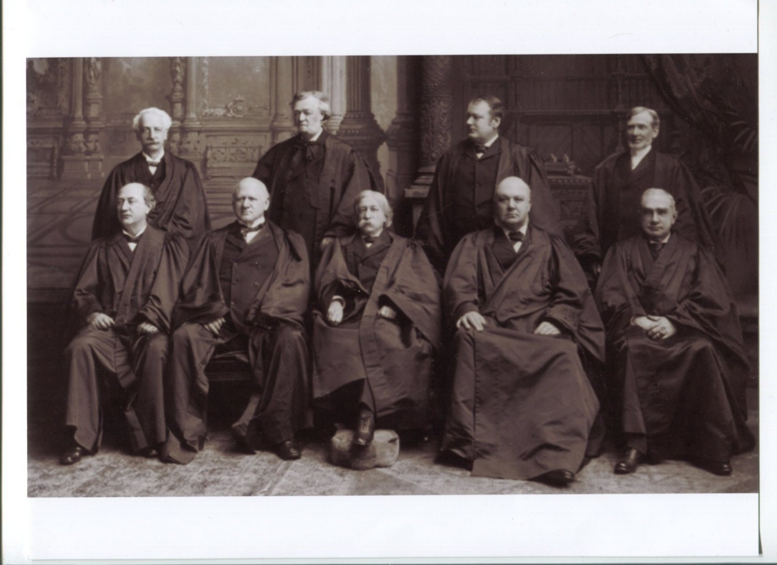 Melville Fuller Complete US Supreme Court Justice Rare Signed Autograph w/ Photo