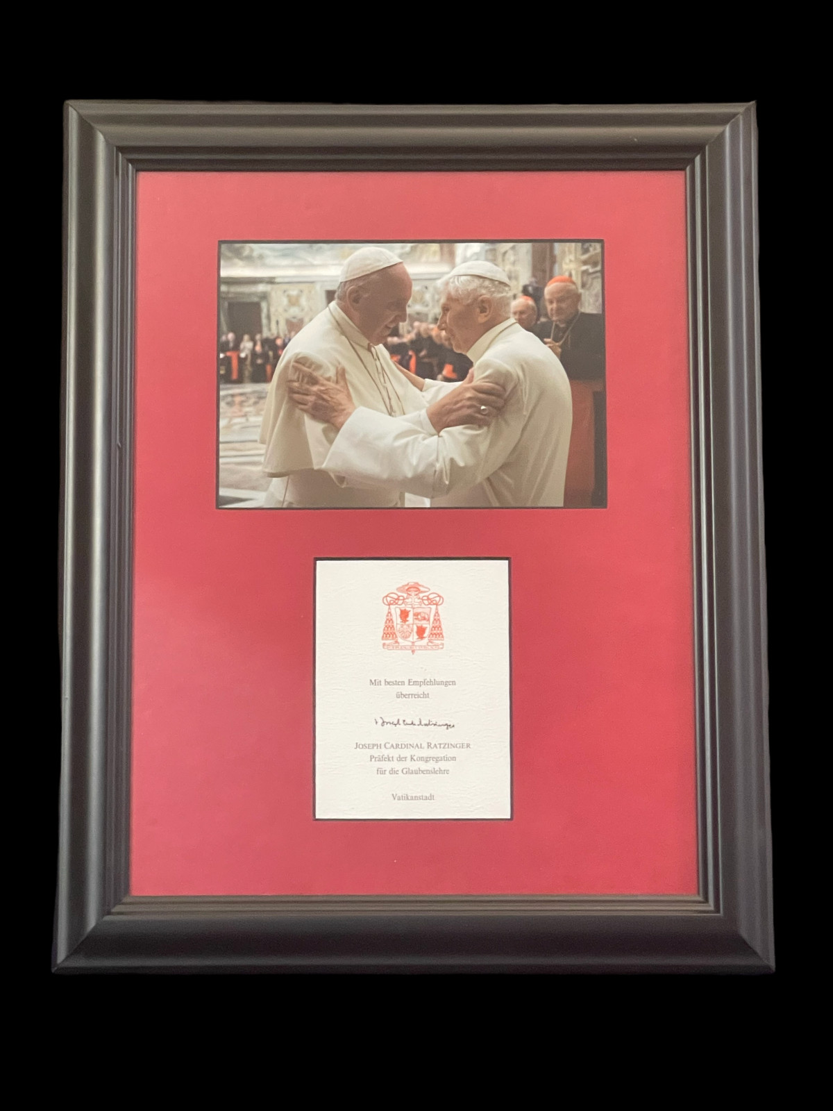 Pope Benedict XVI Joseph Ratzinger Roman Catholic Signed Autograph Photo PSA DNA