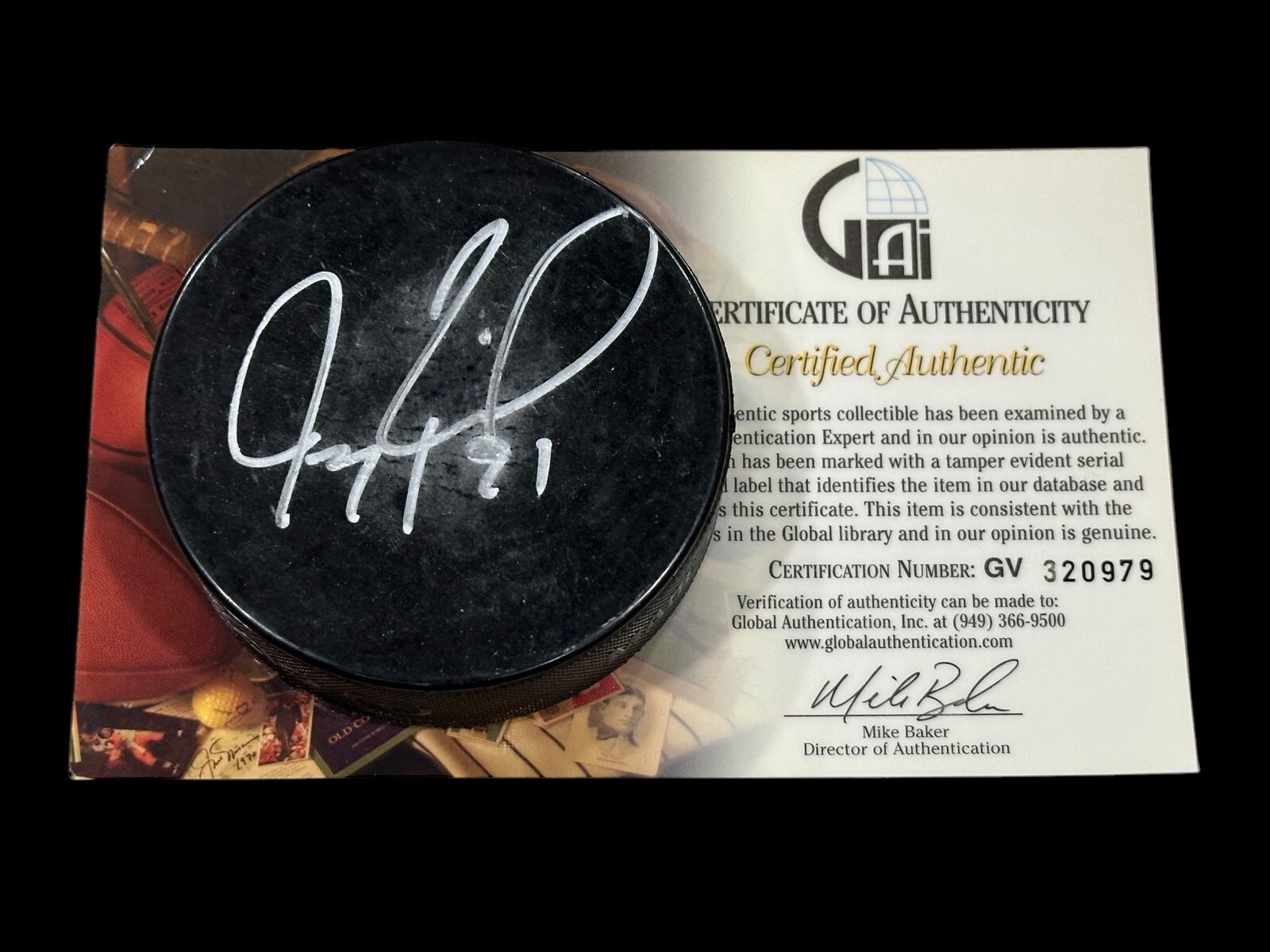 New ListingJeremy Roenick Phoenix Coyotes Chicago Blackhawks Olympic Signed Autograph Puck

