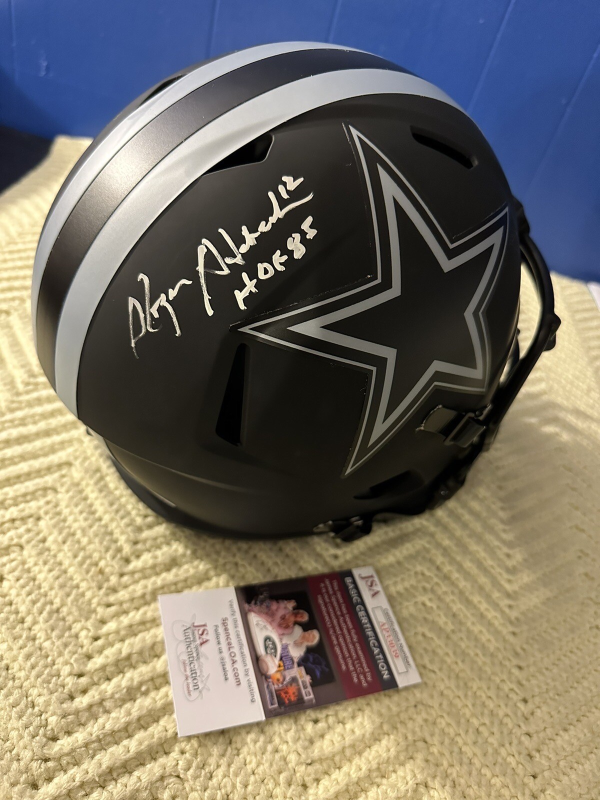 Roger Staubach Signed Full Size Helmet Cowboys F/S JSA Authenticated COA
