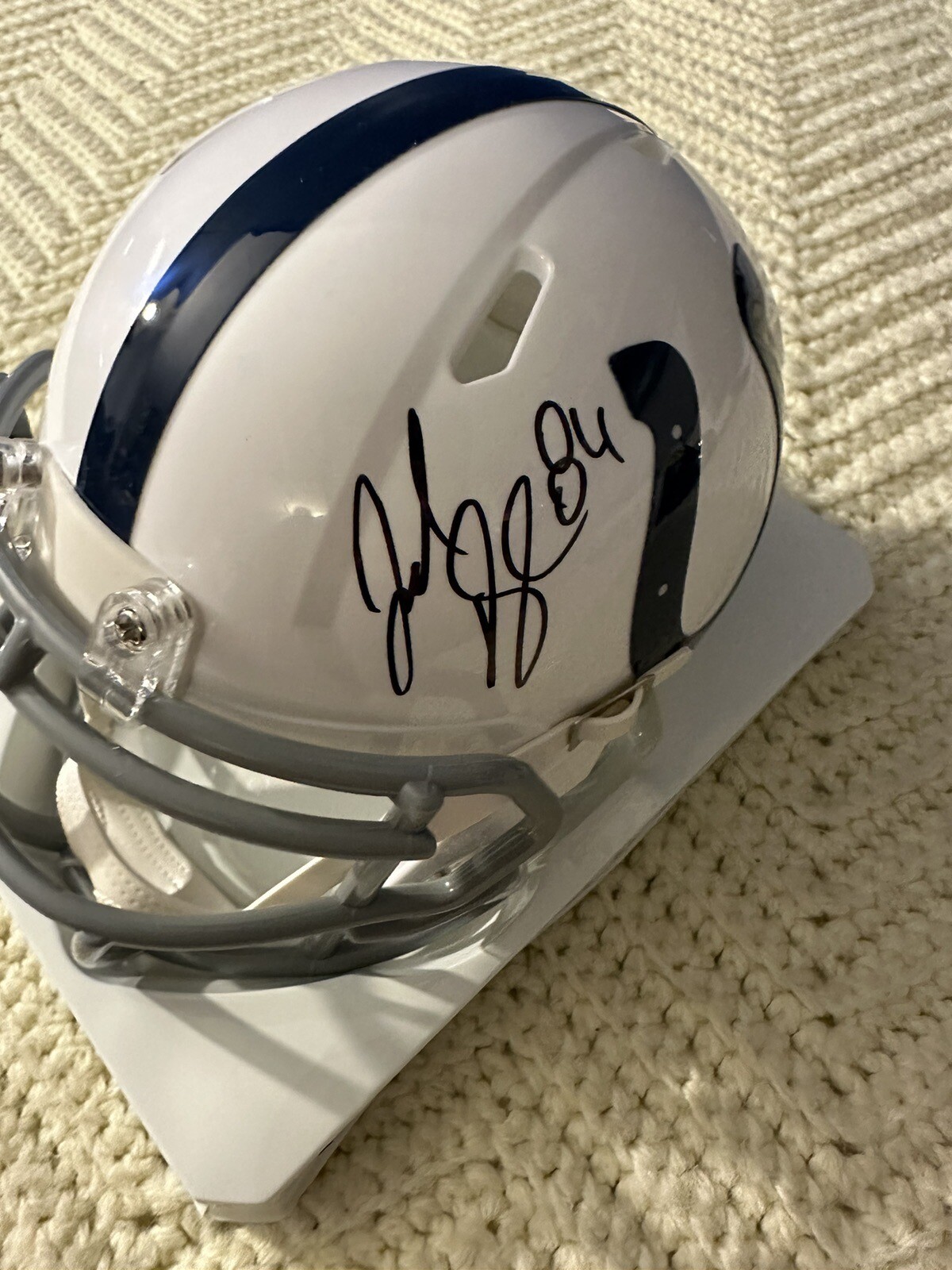 Jack Doyle Signed Indianapolis Colts Mini Helmet Autographed
