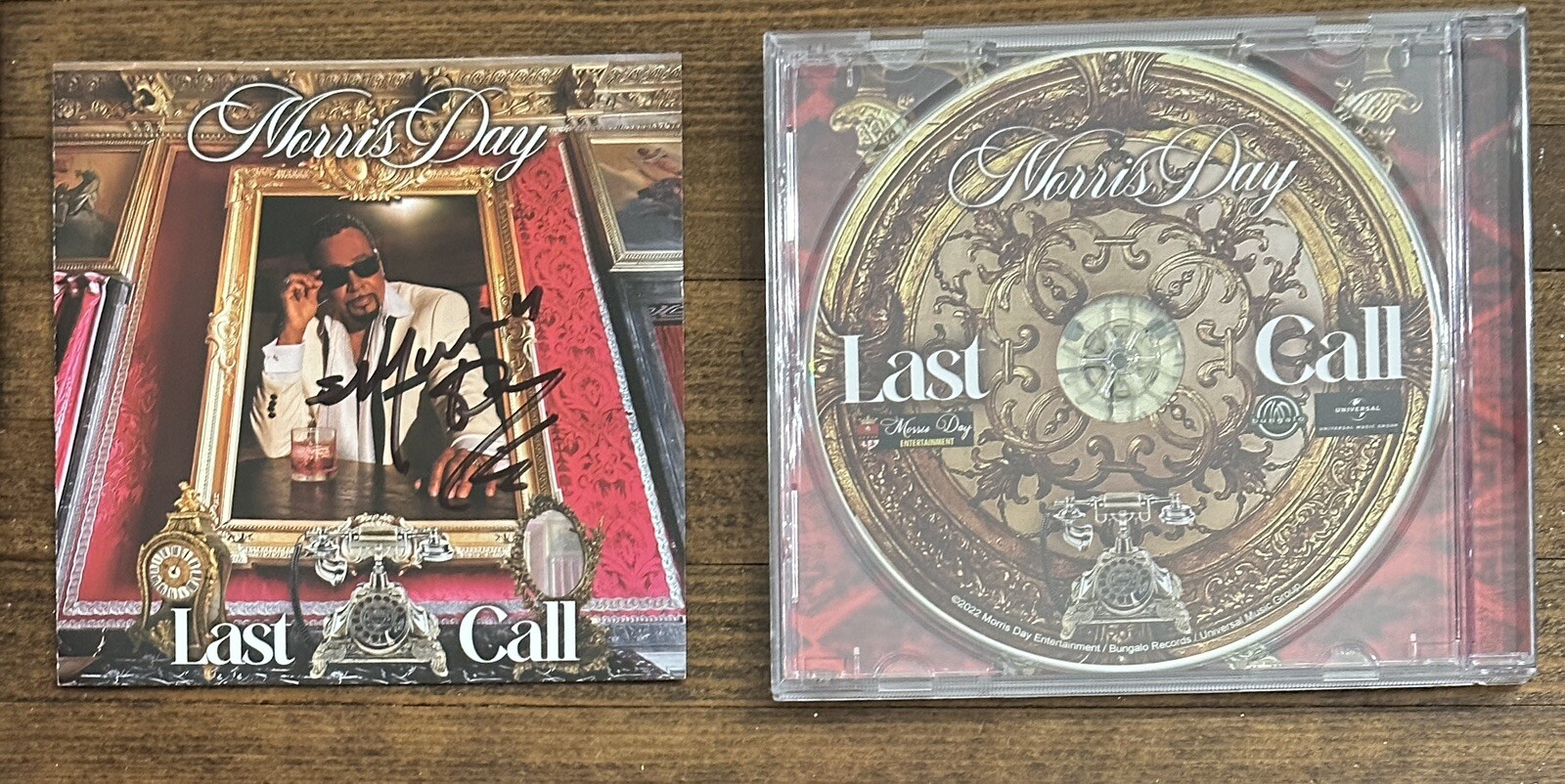 Morris Day SIGNED Last Call CD Cover AUTOGRAPH Beckett BAS BGS Certified Auto