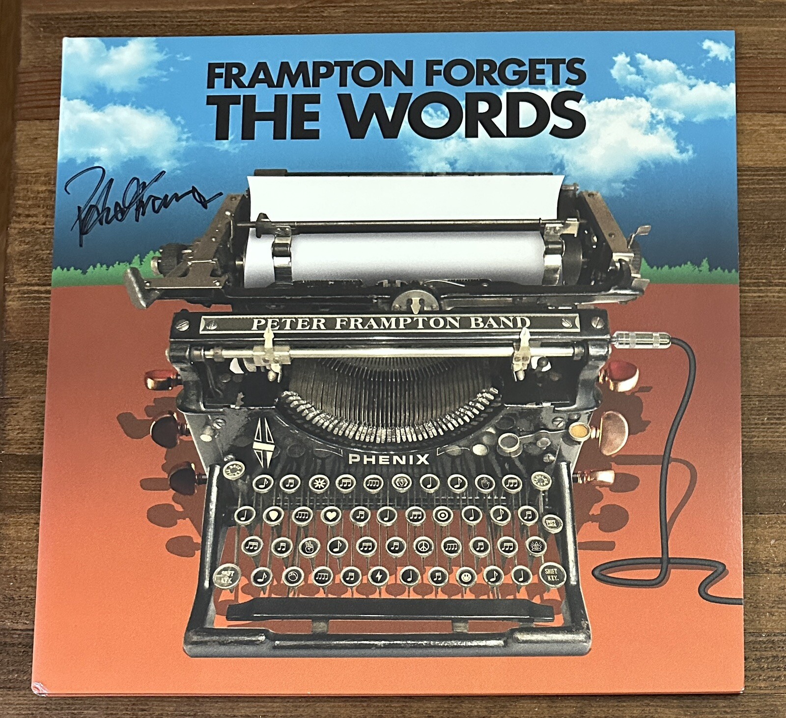 Peter Frampton SIGNED AUTOGRAPHED Forgets The Words Vinyl COVER BAS Beckett COA