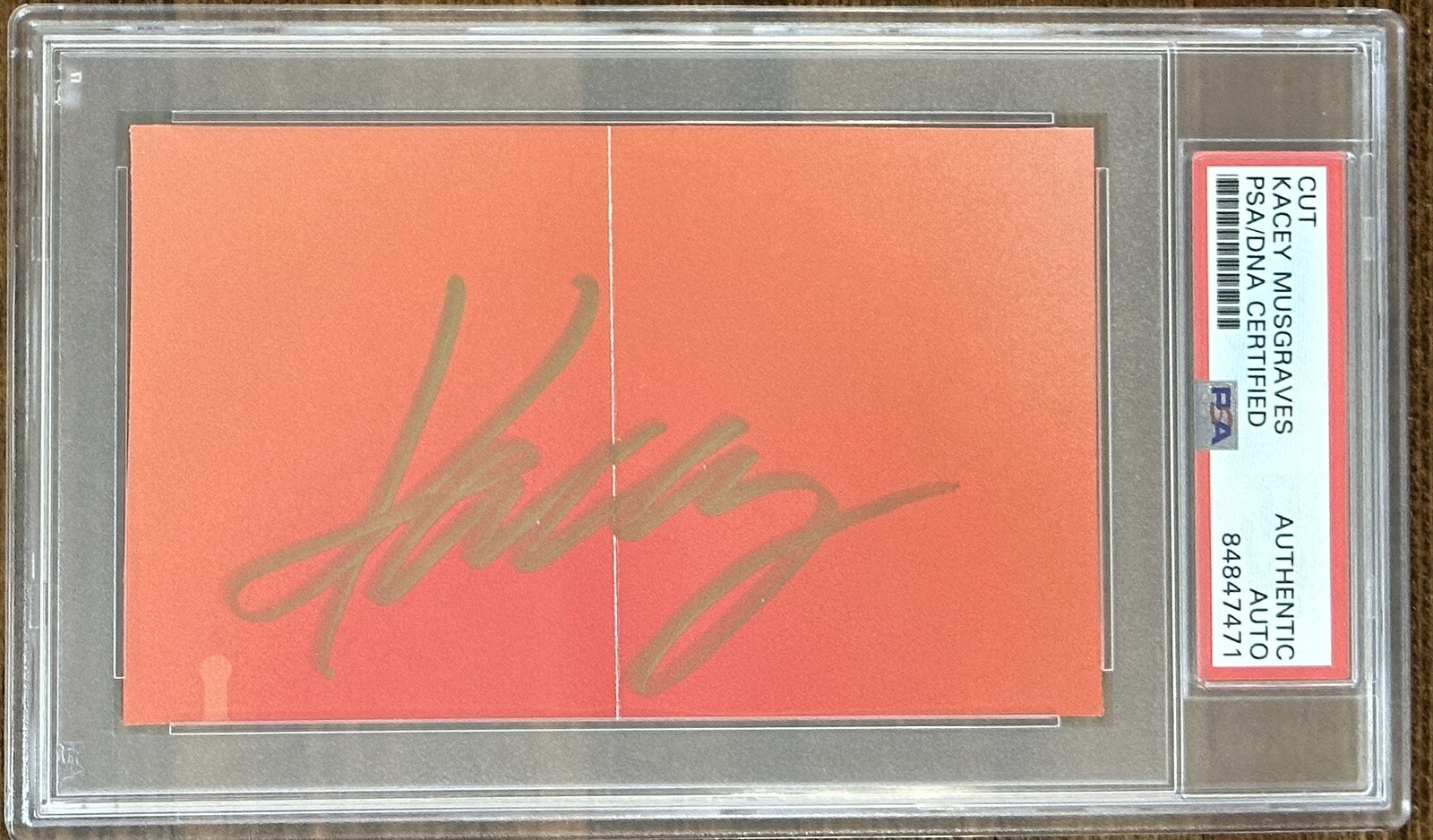 KACEY MUSGRAVES SIGNED CD ALBUM CUT SIGNATURE PSA DNA CERTIFIED COA AUTOGRAPH
