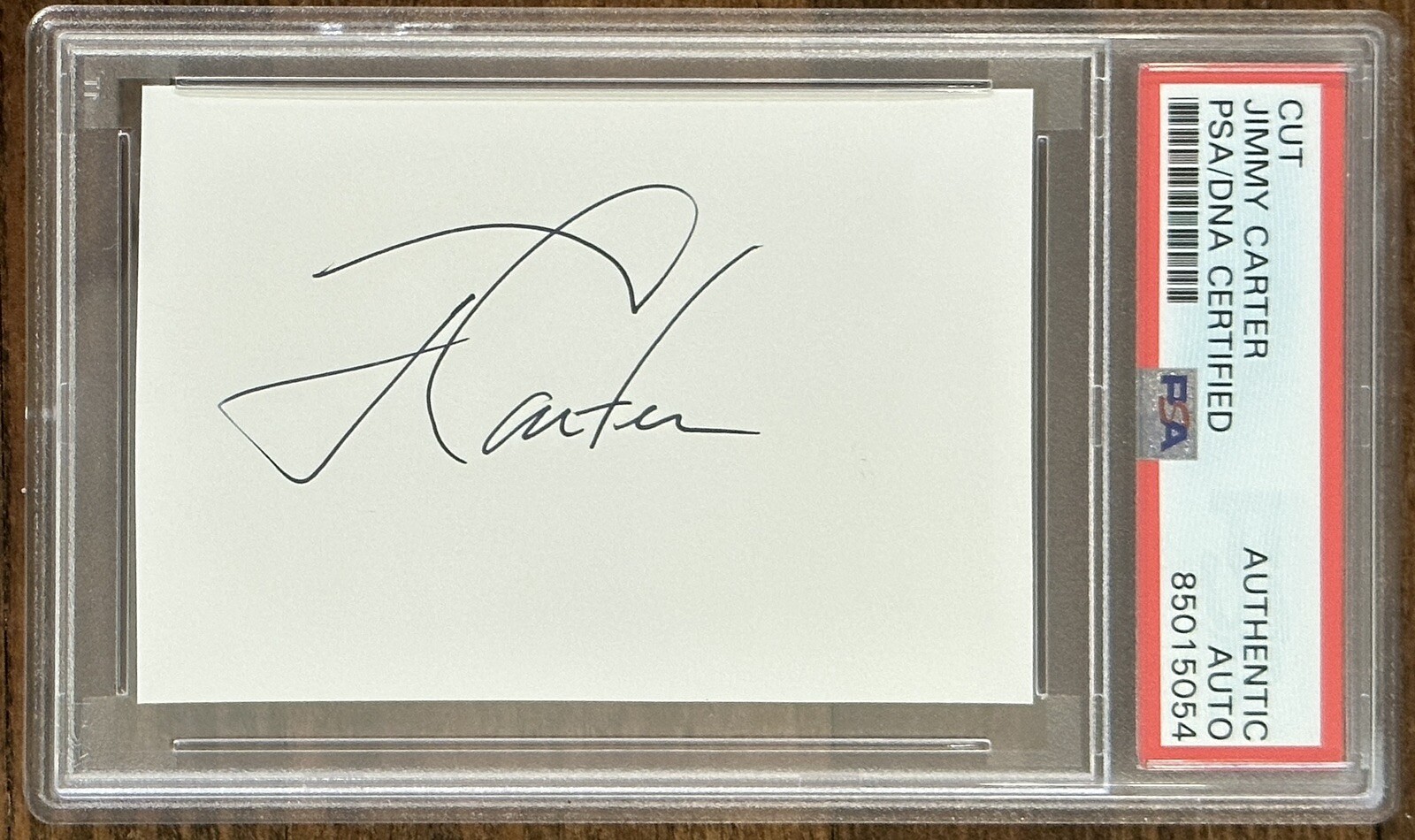 PRESIDENT JIMMY CARTER SIGNED CUT SIGNATURE PSA DNA CERTIFIED COA AUTOGRAPHED