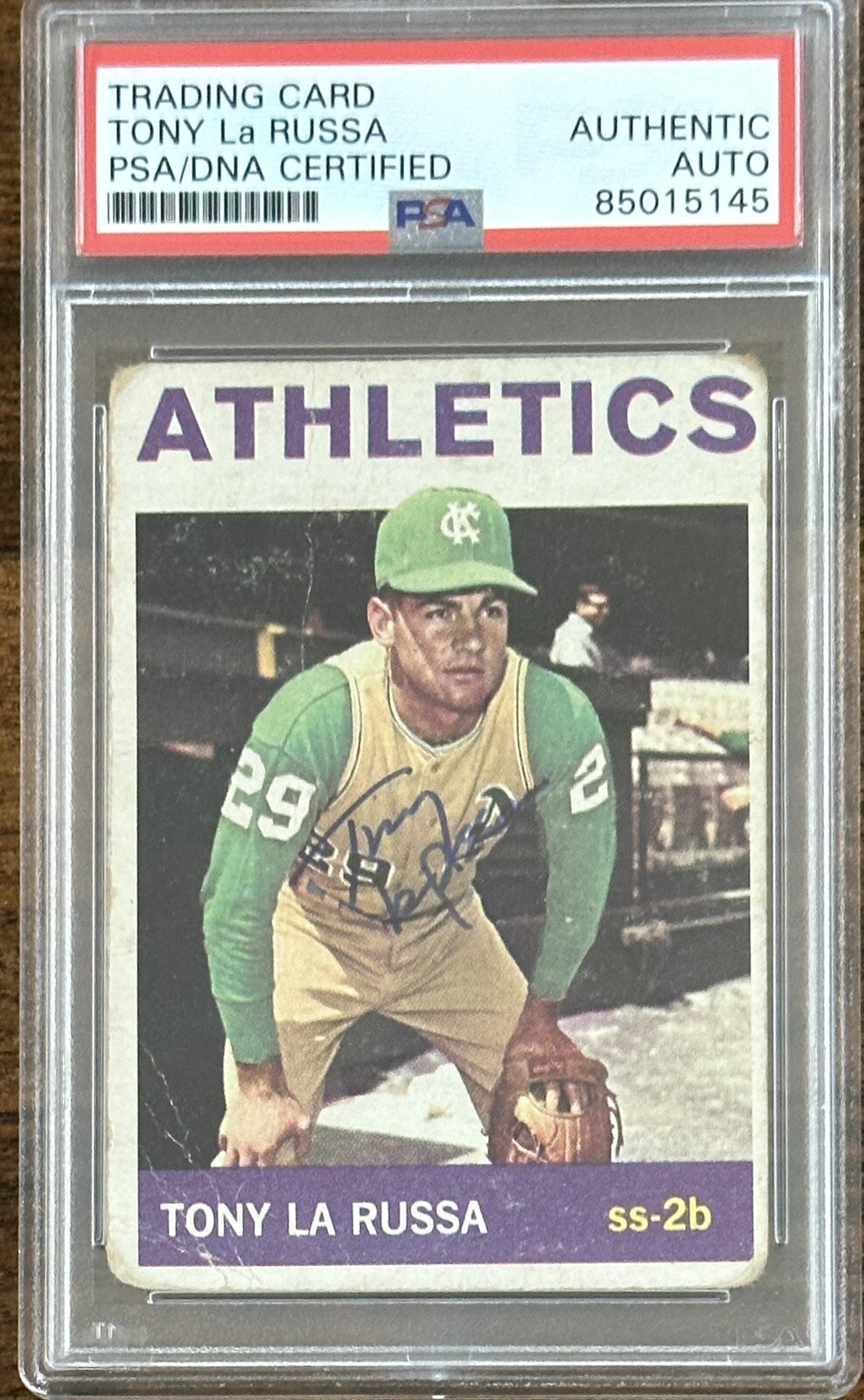 1964 Topps Tony LaRussa HOF Signed Rookie Card PSA DNA COA Autograph RC Cardinal