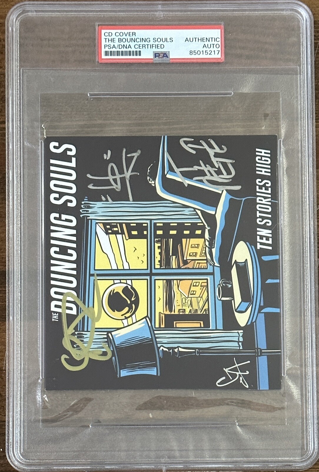 THE BOUNCING SOULS FULL BAND Signed Autographed CD Cover PSA DNA Certified COA