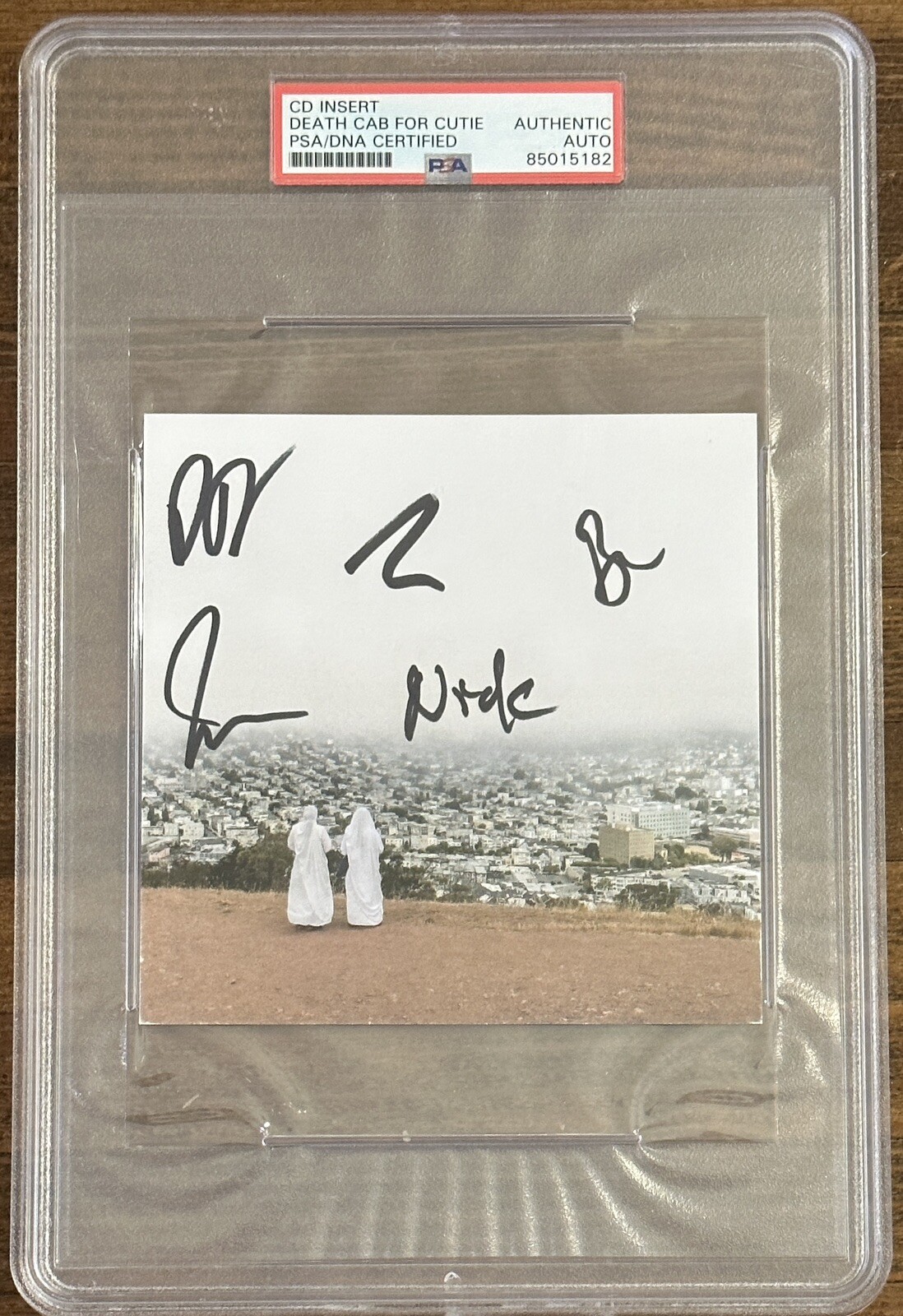 Death Cab For Cutie Asphalt Meadows AUTOGRAPHED BAND SIGNED ART CARD PSA DNA COA