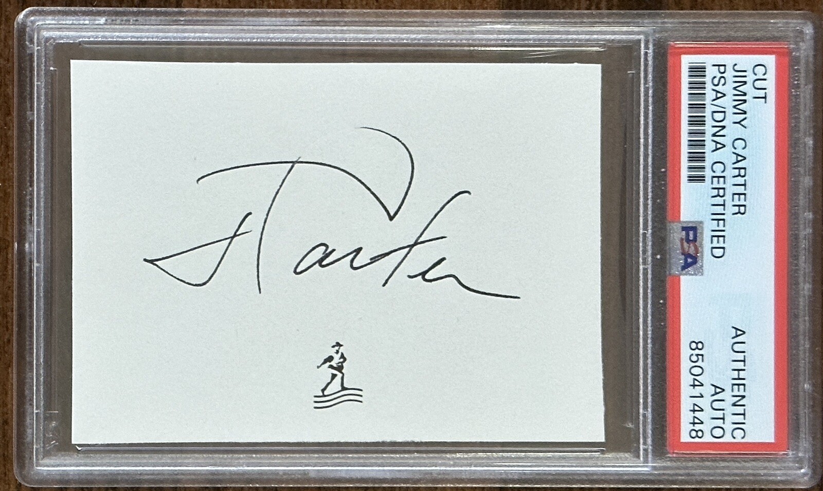 PRESIDENT JIMMY CARTER SIGNED CUT SIGNATURE PSA DNA CERTIFIED COA AUTOGRAPHED