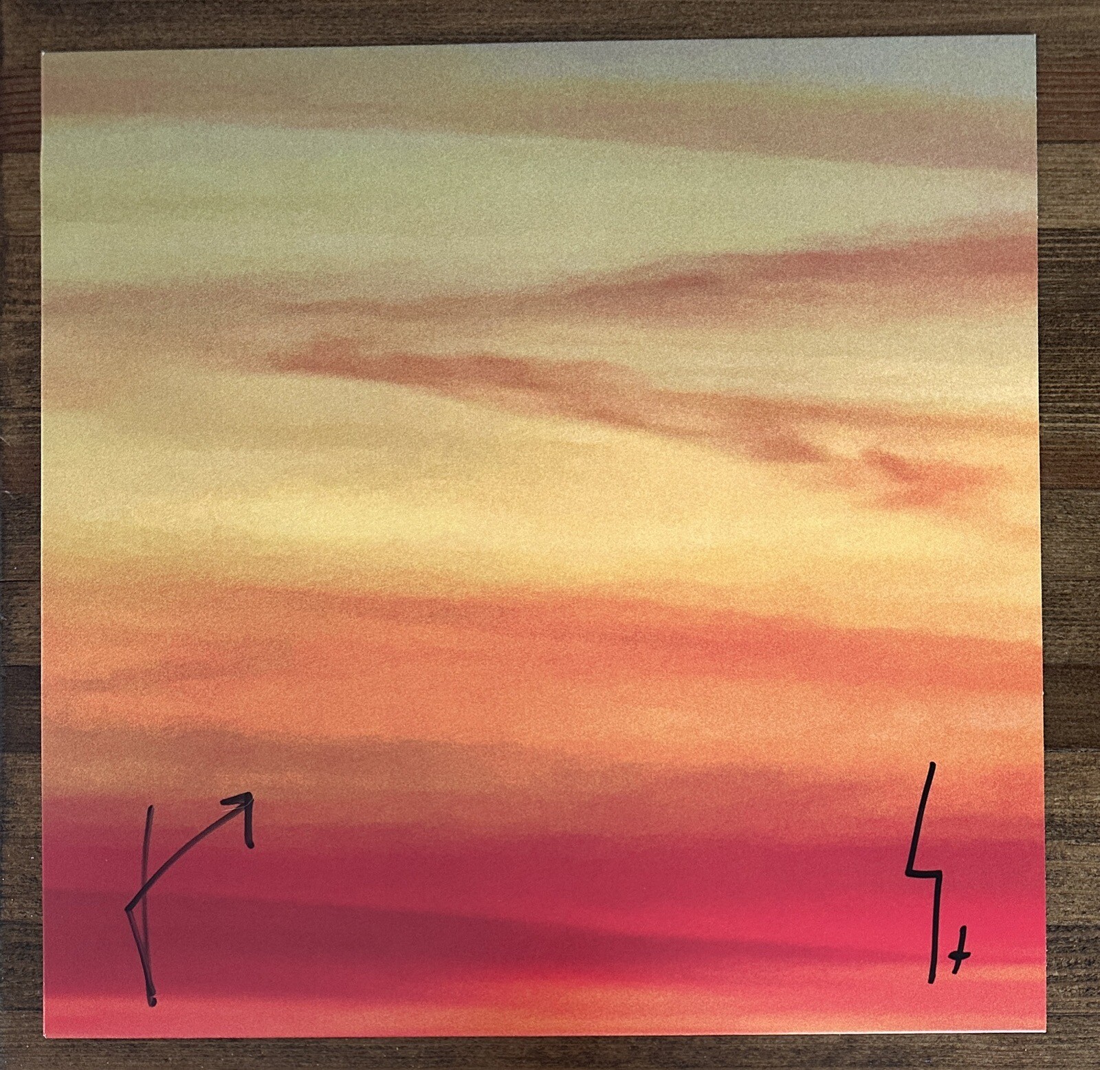 30 SECONDS TO MARS END WORLD BEAUTIFUL SIGNED AUTOGRAPH VINYL LP JARED LETO #2 COLLECTIBLE MEMORABILIA