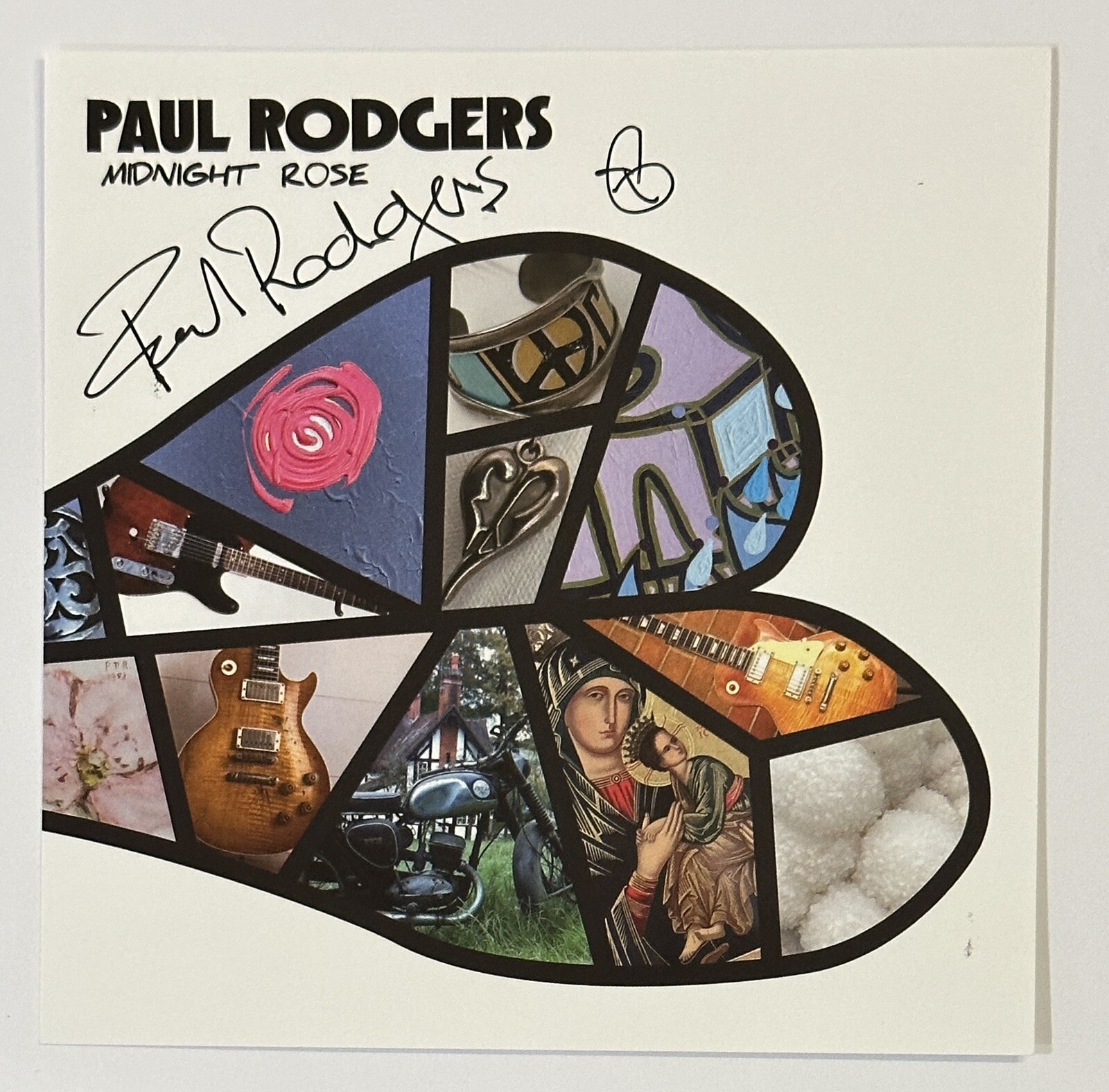 Paul Rodgers - Bad Company - CD & SIGNED AUTOGRAPHED ART CARD PSA DNA COA NEW