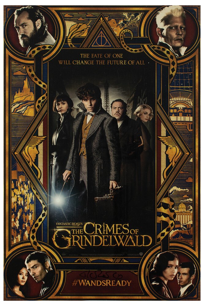 JK J. K. Rowling Harry Potter Fantastic Beast Signed Autograph Photo Beckett BAS