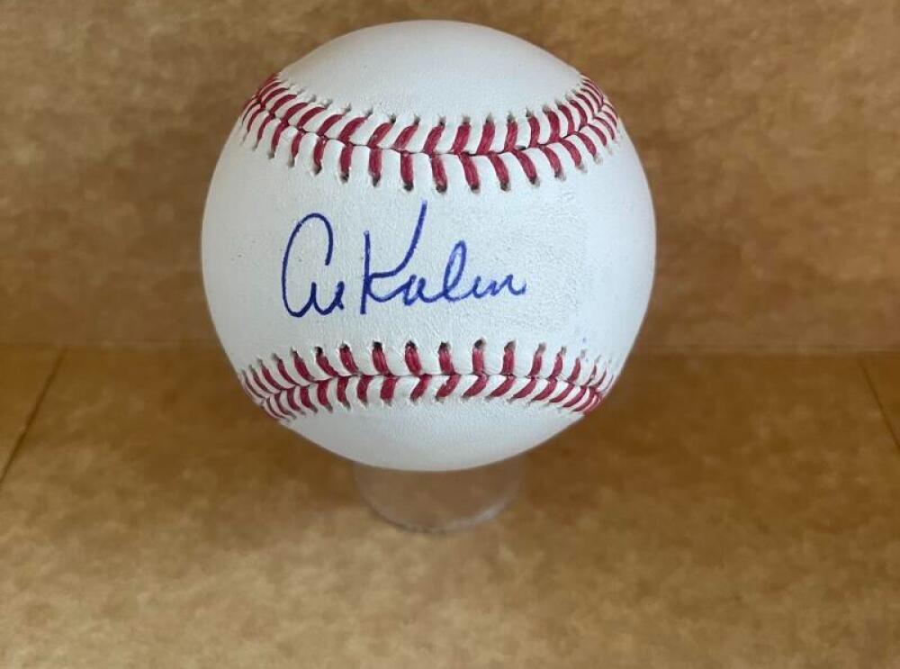 AL KALINE TIGERS SIGNED AUTO M.L. BASEBALL BECKETT AUTH
