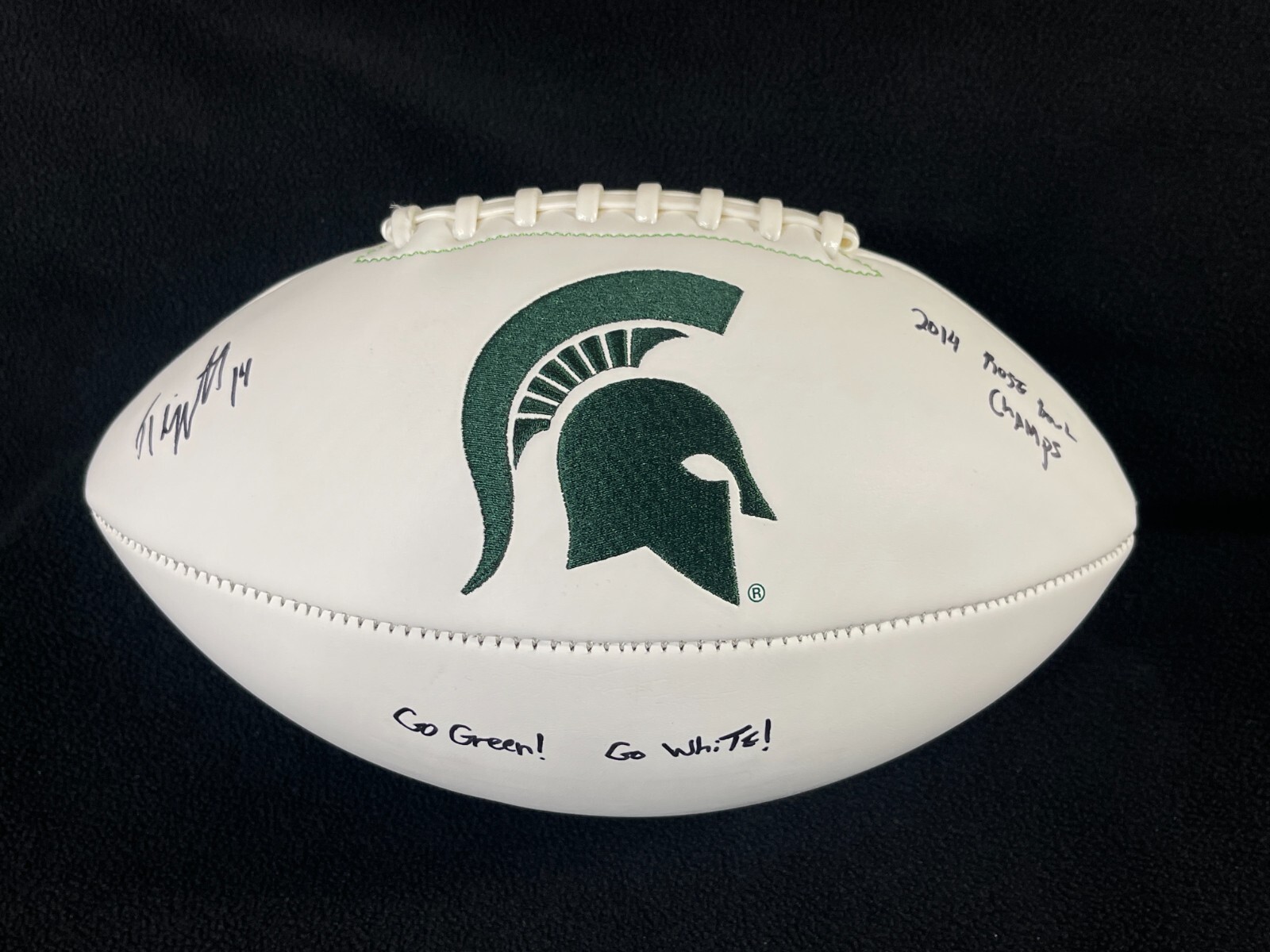 Tony Lippett Signed & Multi Inscribed Michigan State Spartans Football JSA COA

