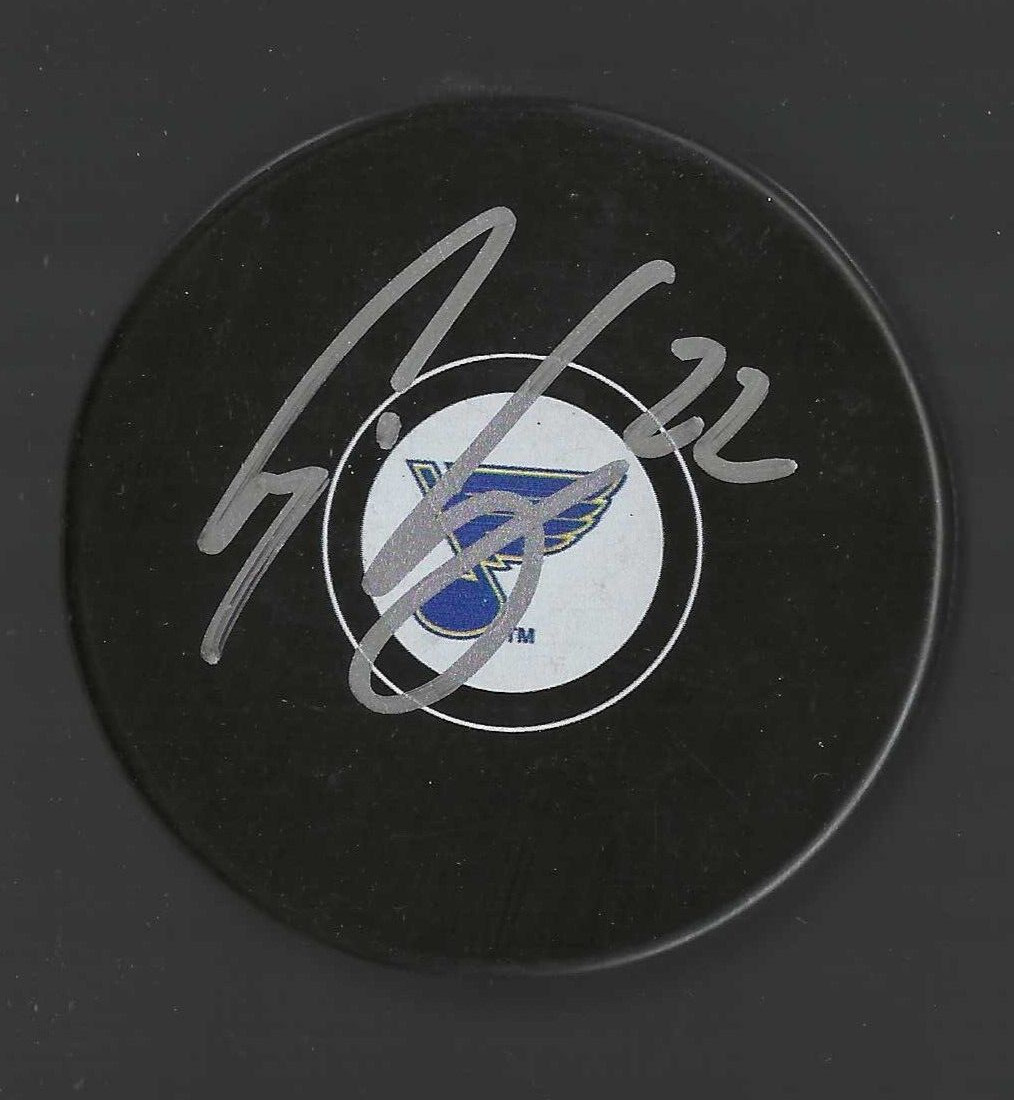 Craig Conroy Signed St Louis Blues Puck
