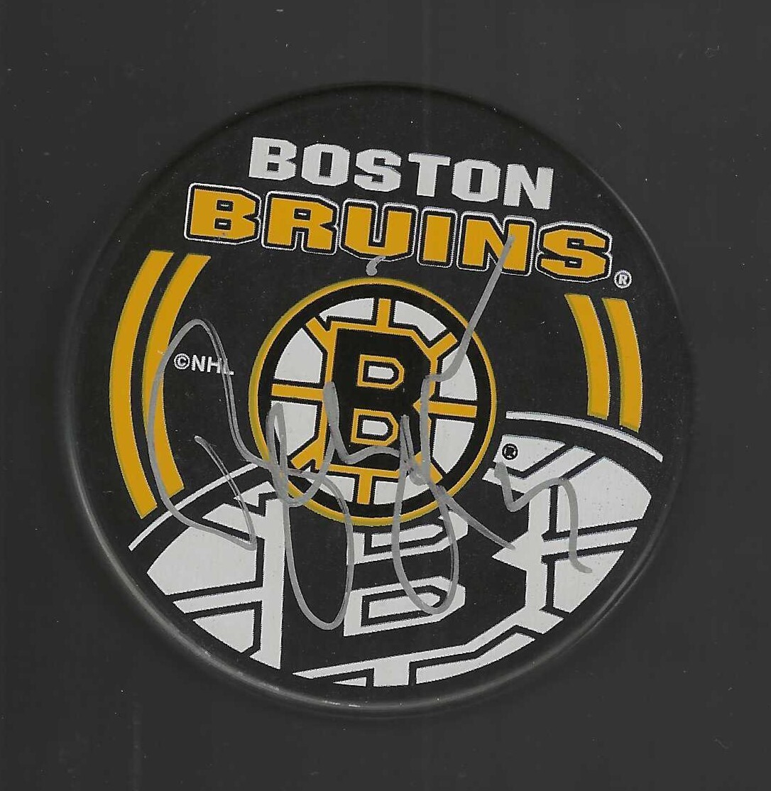 Bill Guerin Signed Boston Bruins Souvenir Puck