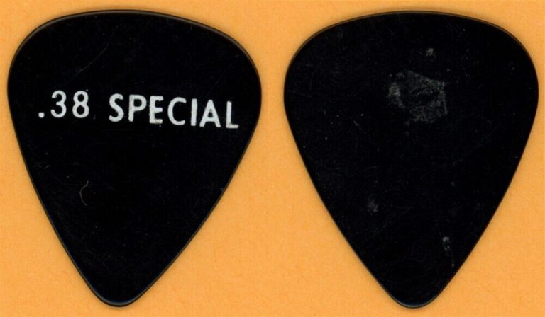 38 Special Jeff Carlisi Vintage Guitar Pick - 1986 Rock & Roll Strategy ...