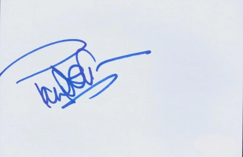 PAUL NEWMAN Signed Autograph 4x6 Index Card JSA LOA
