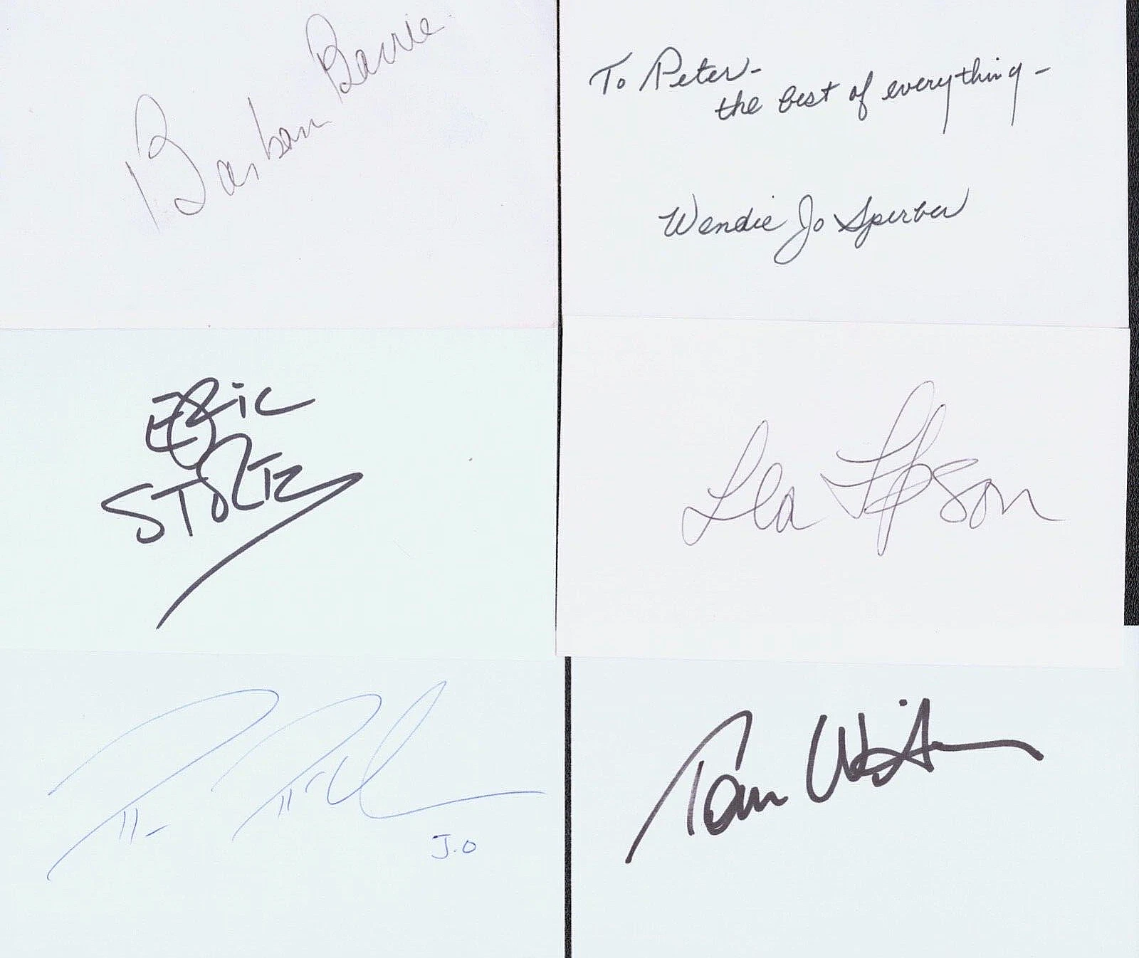 BACK TO THE FUTURE FOX LLOYD GLOVER SHUE HUEY WILSON +7 Signed Autograph JSA LOA
