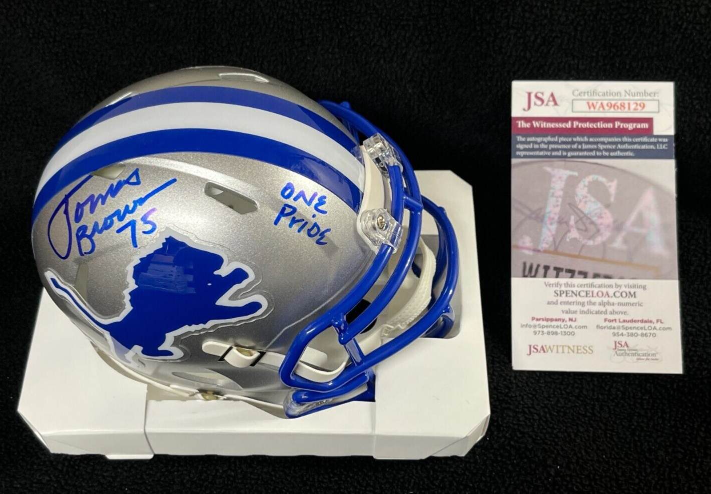 Lomas Brown Signed & Inscribed 