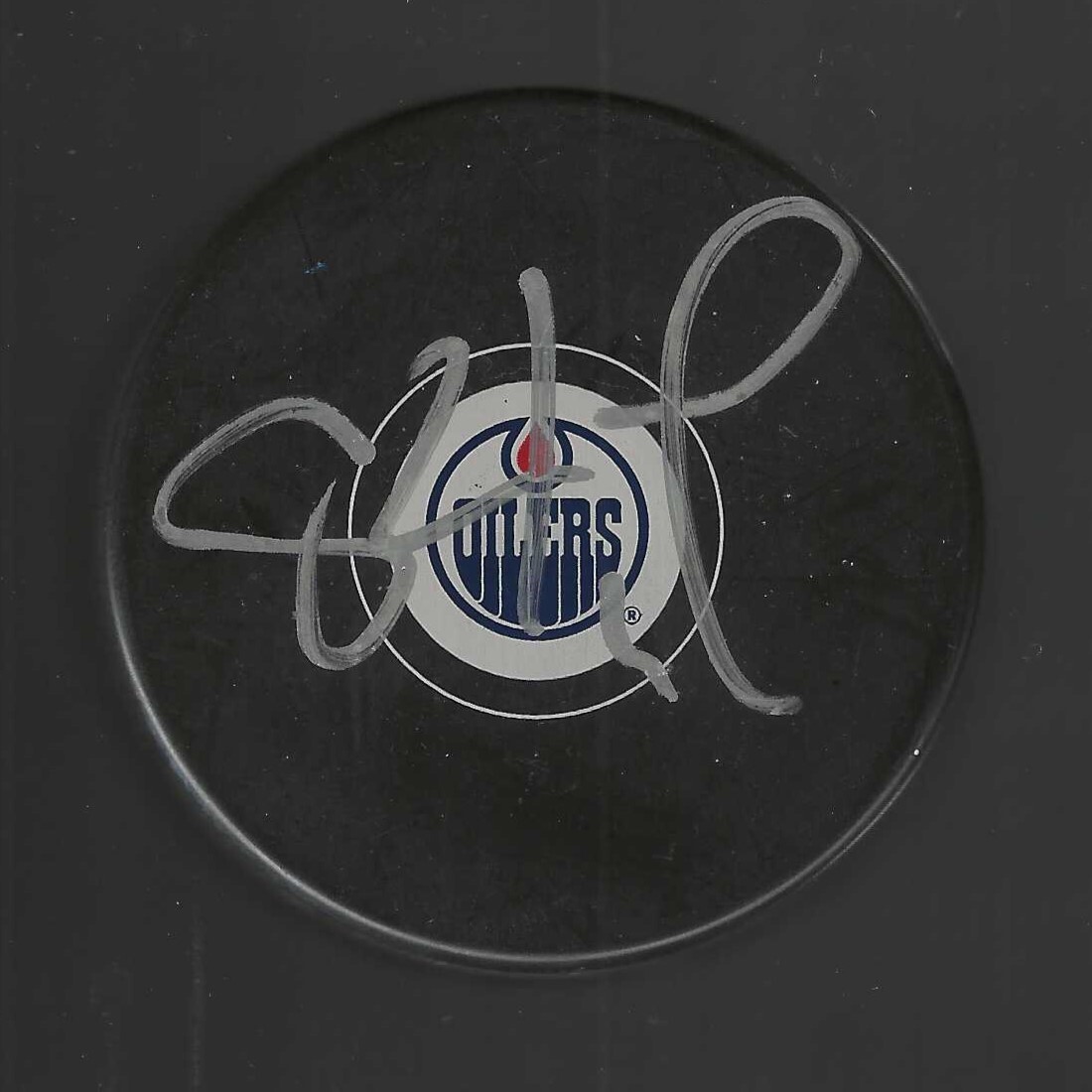 Shawn Horcoff Signed Edmonton Oilers Puck