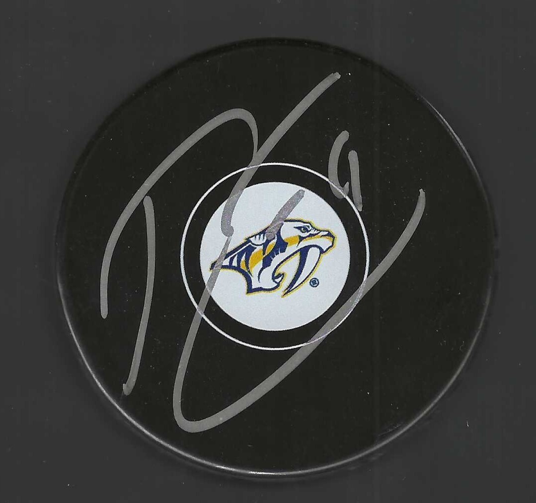Ryan Ellis Signed Nashville Predators Puck
