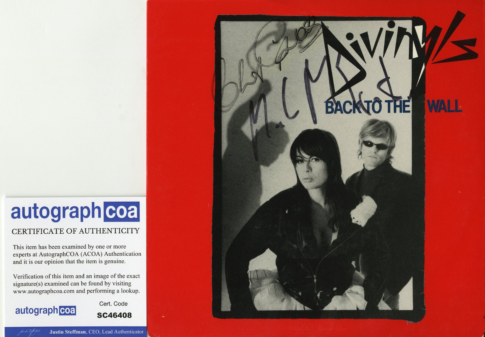 Divinyls, Chrissy Amphlett Mark McEntee Signed Vinyl 7