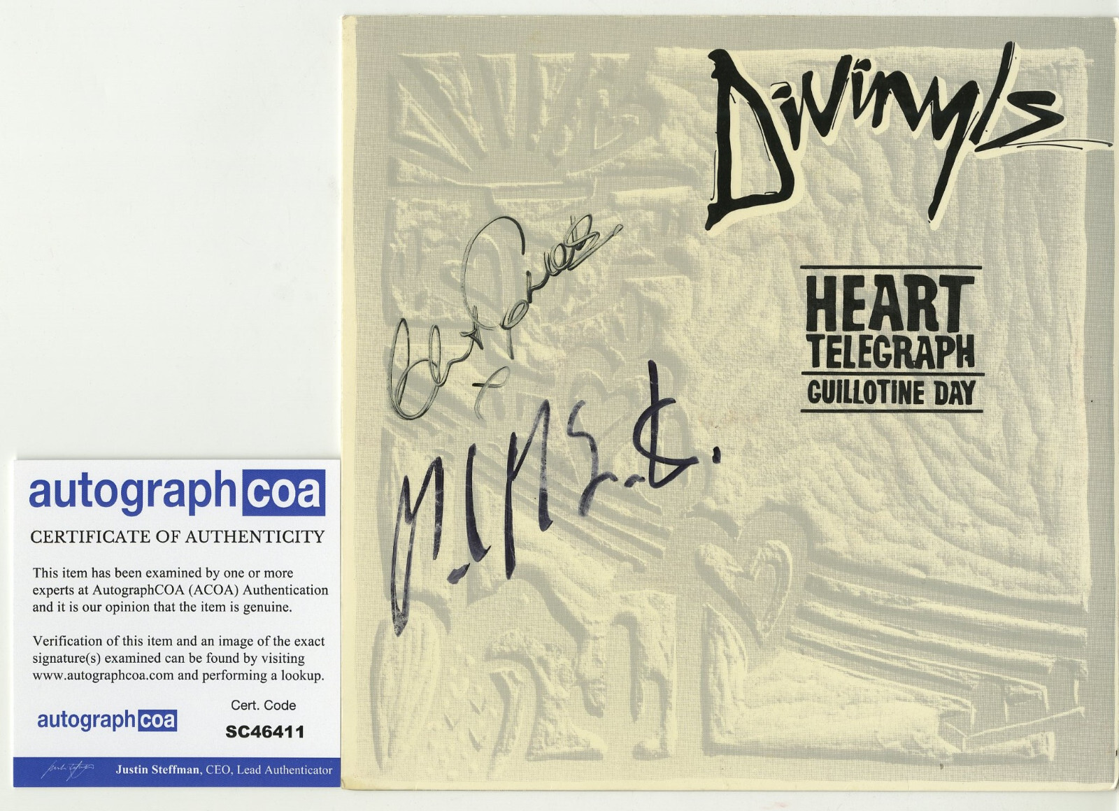 Divinyls, Chrissy Amphlett Mark McEntee Signed Vinyl 7