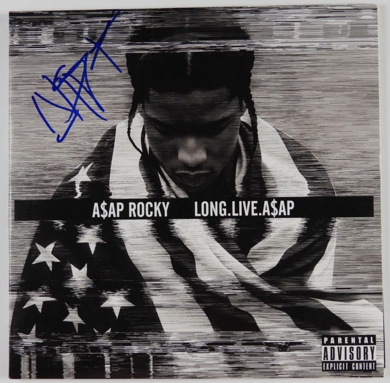 A$AP ROCKY JSA SIGNED AUTOGRAPH RECORD ALBUM LONG LIVE A$AP
 COLLECTIBLE MEMORABILIA