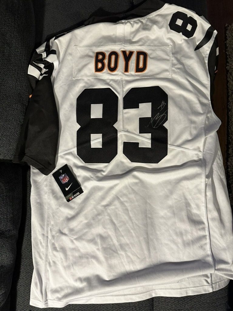 ANDY DALTON SIGNED CINCINNATI BENGALS RUSH JERSEY STITCHED AUTOGRAPHED SIZE XL
 COLLECTIBLE MEMORABILIA