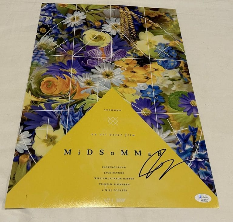 ARI ASTER SIGNED MIDSOMMAR 12X18 MOVIE POSTER 5 JSA
 COLLECTIBLE MEMORABILIA