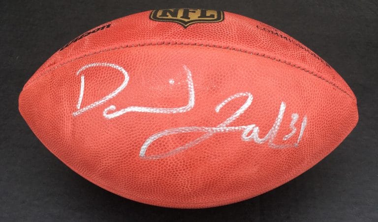 ARIZONA CARDINALS #31 DAVID JOHNSON SIGNED AUTOGRAPHED DUKE FOOTBALL COA! MVP?!?
 COLLECTIBLE MEMORABILIA