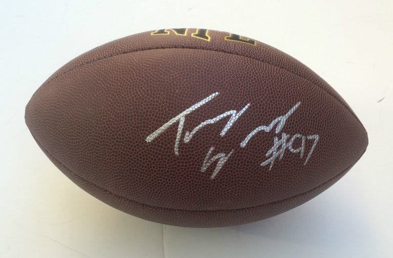 BALTIMORE RAVENS #98 TIMMY JERNIGAN SIGNED AUTOGRAPHED NFL FOOTBALL COA!
 COLLECTIBLE MEMORABILIA