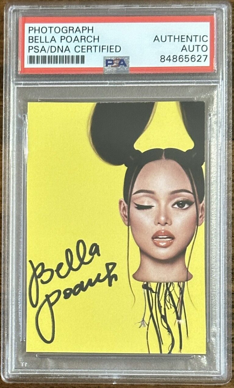 BELLA POARCH DOLLS EP SIGNED ALBUM ART CARD AUTOGRAPH PICTURE PSA DNA