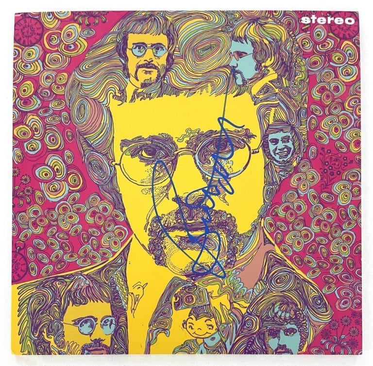 BERNIE TAUPIN SIGNED AUTOGRAPH ALBUM VINYL RECORD REGIMENTAL SGT ZIPPO JSA COA COLLECTIBLE MEMORABILIA