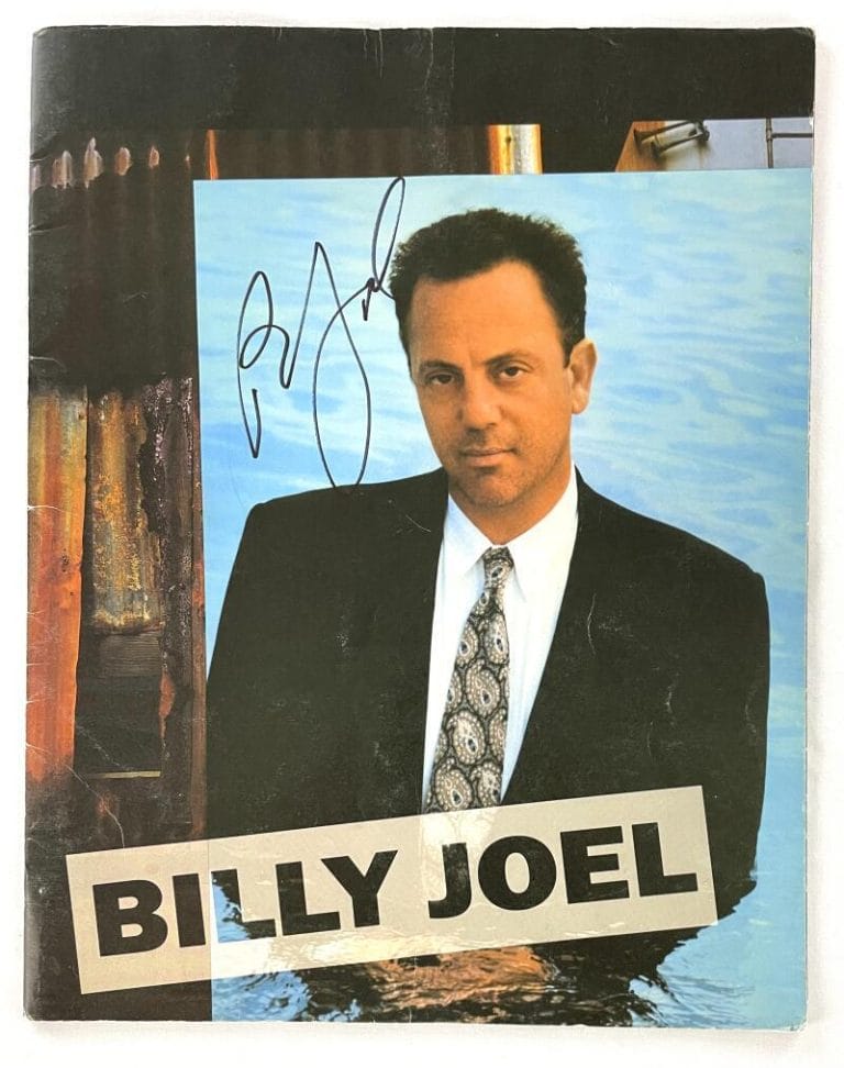 BILLY JOEL SIGNED AUTOGRAPH RIVER OF DREAMS CONCERT TOUR PROGRAM BOOK W/ JSA COA COLLECTIBLE MEMORABILIA