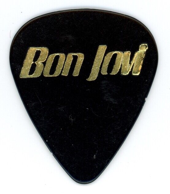 Bon Jovi 1986 Slippery When Wet Richie Sambora Guitar Pick RARE Version ...