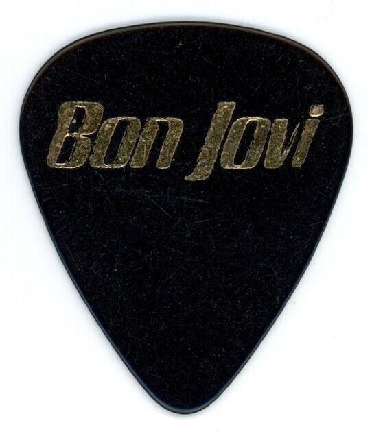 Bon Jovi 1986 Slippery When Wet Richie Sambora Guitar Pick RARE Version ...