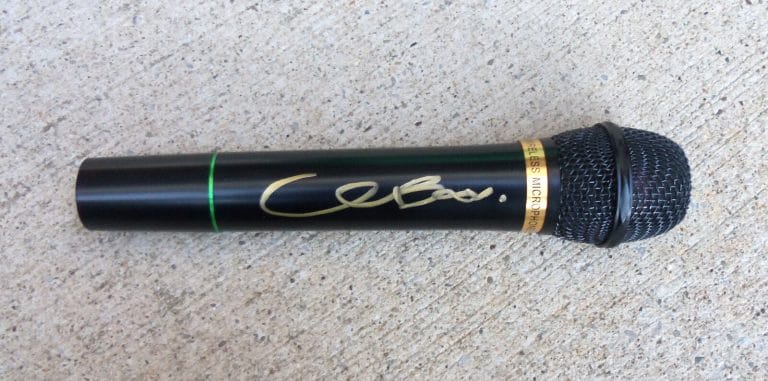 BONES GINNY BLACKMORE SIGNED AUTOGRAPHED MICROPHONE COA! EXACT PROOF!
 COLLECTIBLE MEMORABILIA