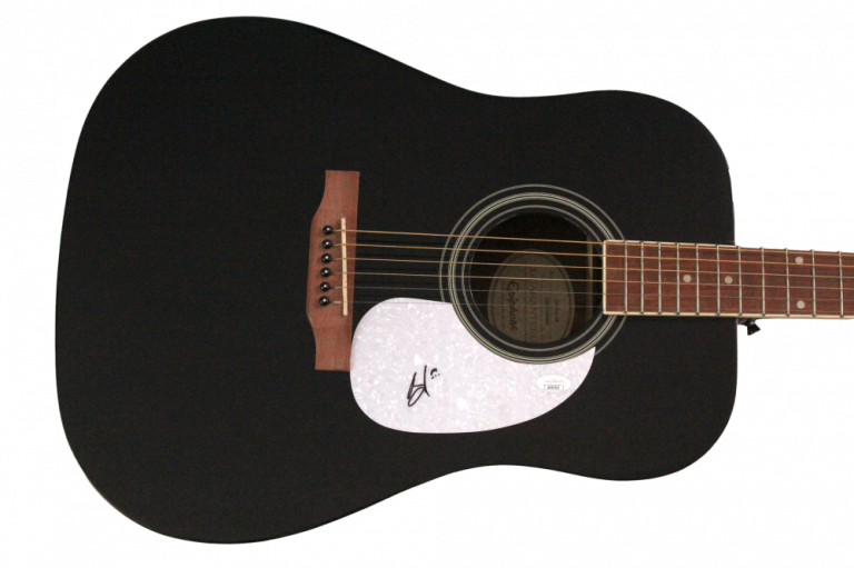 BRENT SMITH SHINEDOWN SIGNED AUTOGRAPH FULL SIZE GIBSON EPIPHONE GUITAR JSA COA
 COLLECTIBLE MEMORABILIA