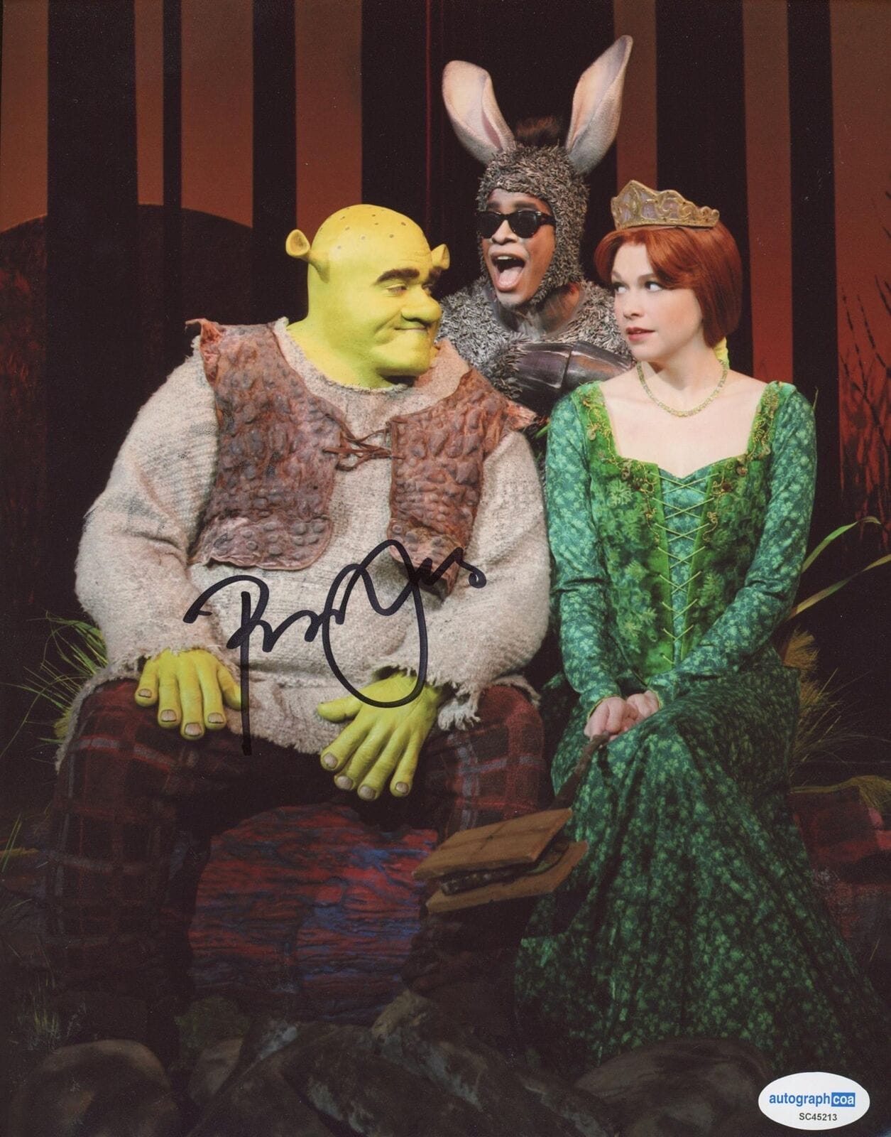 BRIAN D'ARCY JAMES SIGNED SHREK 8X10 PHOTO ACOA Opens in a new window ...