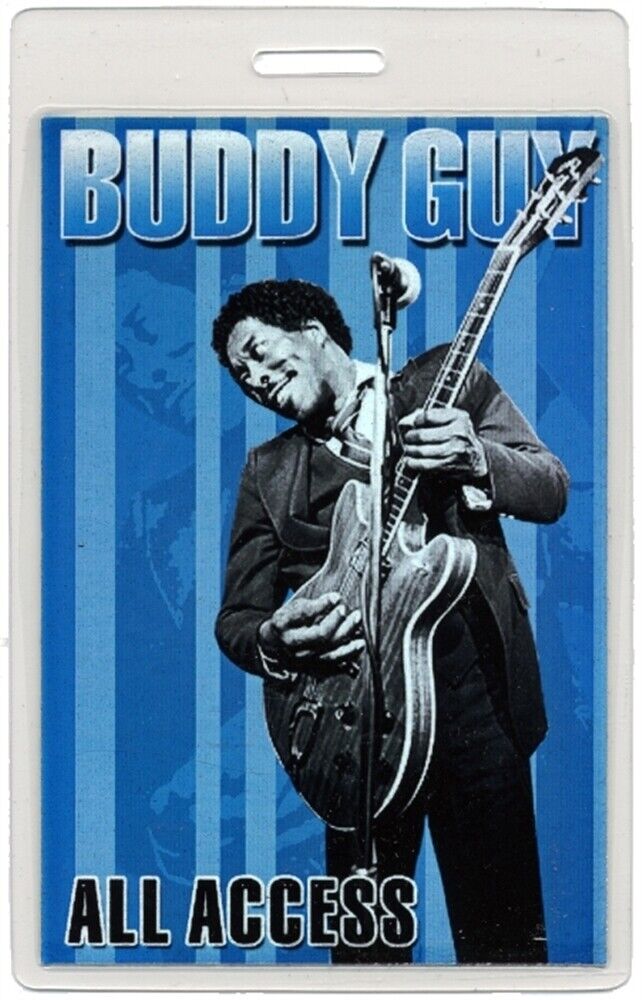 BUDDY GUY AUTHENTIC 2000’S CONCERT TOUR LAMINATED BACKSTAGE PASS ALL ACCESS
 COLLECTIBLE MEMORABILIA