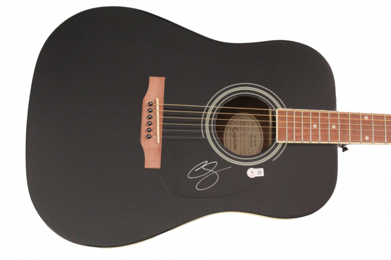 CHRIS STAPLETON SIGNED AUTOGRAPH FULL SIZE GIBSON EPIPHONE GUITAR W/ BECKETT COA
 COLLECTIBLE MEMORABILIA