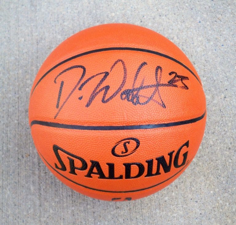CLEVELAND CAVALIERS DERRICK WILLIAMS SIGNED AUTOGRAPHED NBA BASKETBALL COA PROOF
 COLLECTIBLE MEMORABILIA