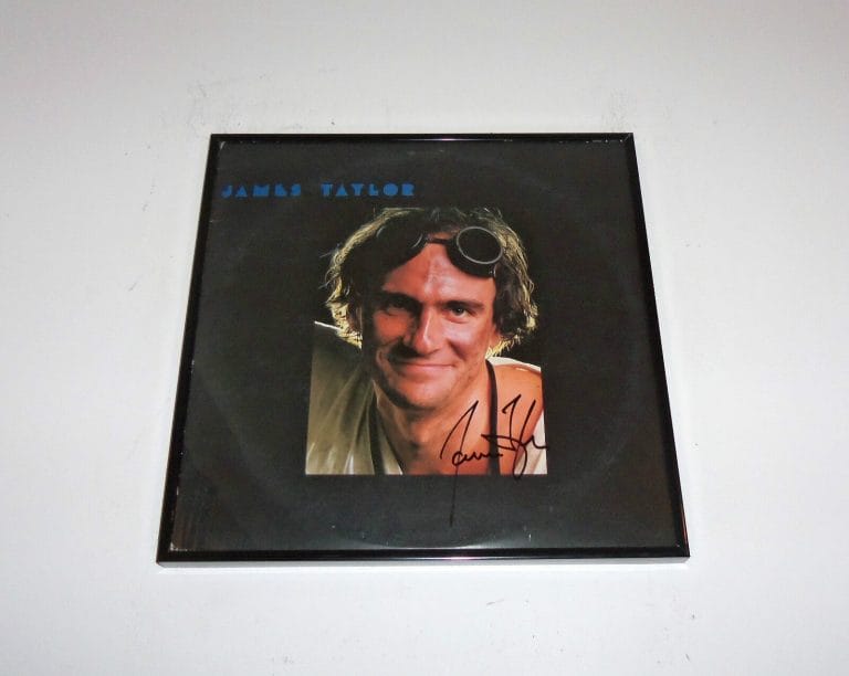 DAD LOVES HIS WORK JAMES TAYLOR SIGNED AUTOGRAPHED FRAMED LP ALBUM COA! PROOF!
 COLLECTIBLE MEMORABILIA