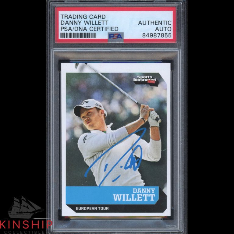 DANNY WILLETT SIGNED 2016 SI FOR KIDS ROOKIE CARD PSA MASTERS GOLF AUTO C2182 COLLECTIBLE MEMORABILIA