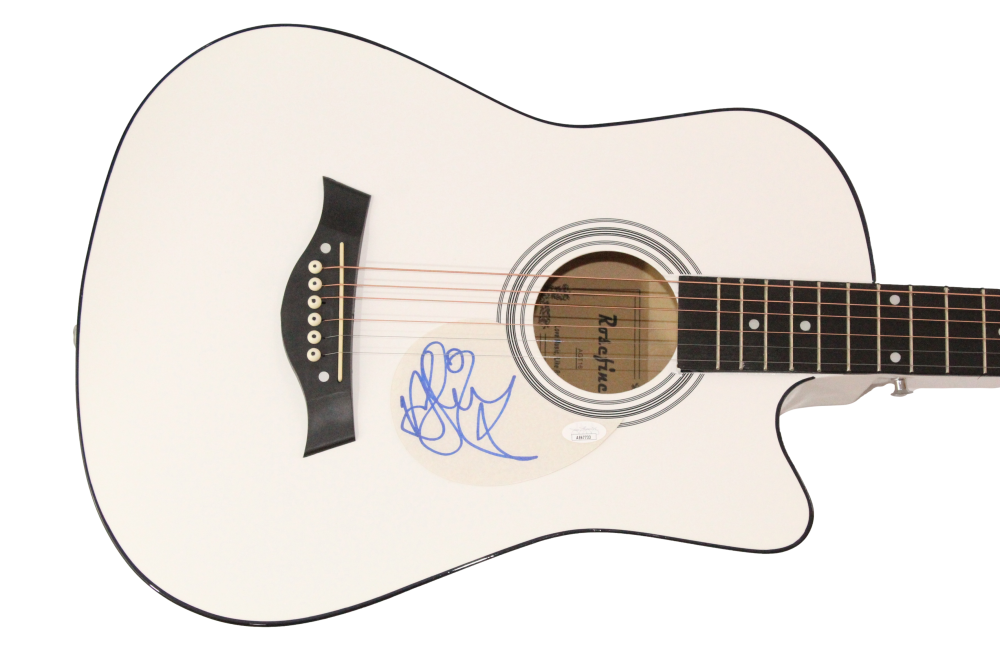 Dave Gahan Depeche Mode Signed Autograph Acoustic Guitar - Violator w/ JSA COA
