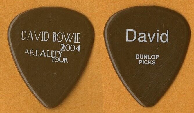 DAVID BOWIE 2004 A REALITY CONCERT TOUR GUITAR PICK
 COLLECTIBLE MEMORABILIA