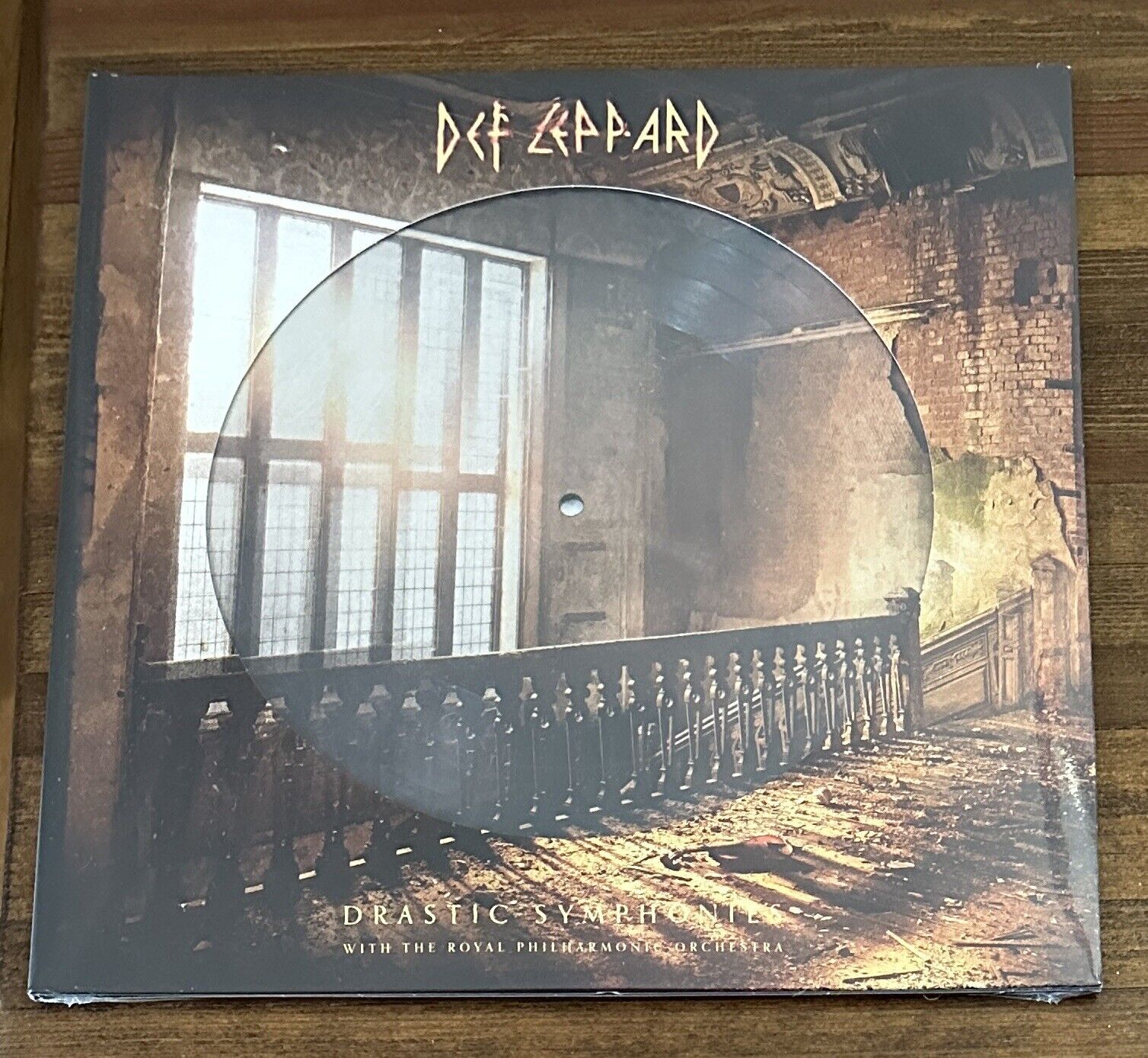 DEF LEPPARD DRASTIC SYMPHONIES LP VINYL PICTURE DISC Only 3,000 Exist ...