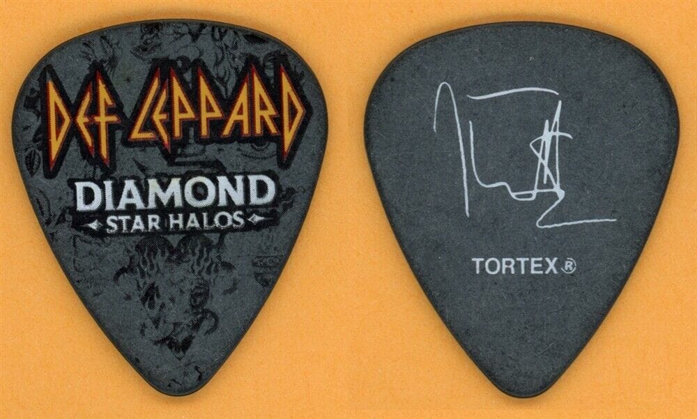 Def Leppard Joe Elliott Vintage Guitar Pick - 2022 Diamond Star Halo ...